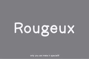 Rougeux Font Download