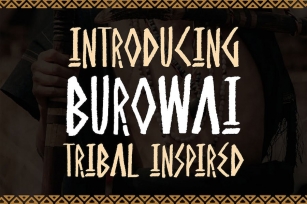 Burowai - Tribal Font Font Download