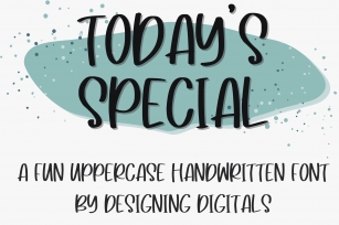 Todays Special Font Download