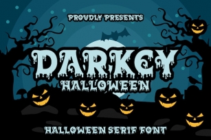 Darkcy Halloween Serif Font Font Download