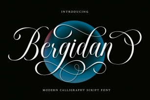 Bergidan Font Download