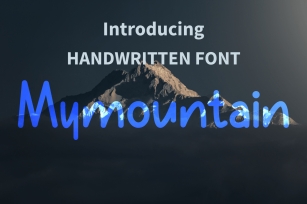 Mymountain Font Download