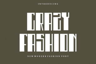 Crazy Fashion Font Font Download