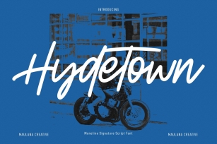 Hydetown Script Font Download