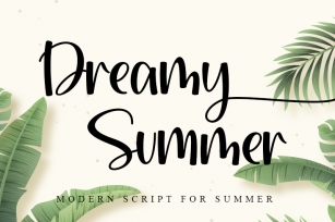 Dreamy Summer - Font Download