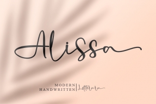 Alissa - Font Download