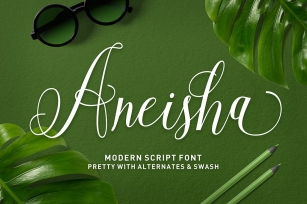 Aneisha Scrip Font Download