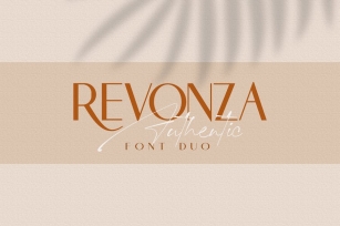Revonza Authentic Font Duo Font Download