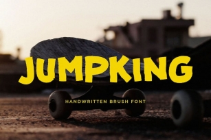 Jumpking – Handwritten Brush Font Font Download