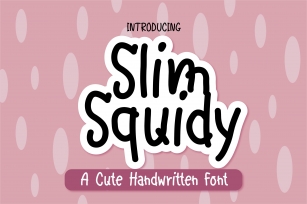 Slim Squidy Font Download