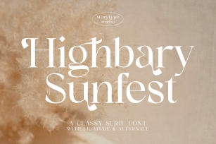 Highbary Sunfest Font Download