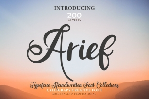 Arief Font Download