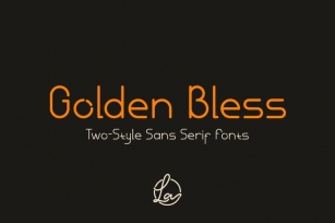 Golden Bless - Modern Monoline Sans Serif LA Font Download