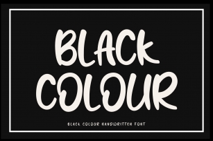 Black Colour Font Download