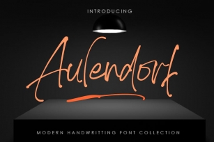 Aulendorf -  Modern Handwritten AM Font Download