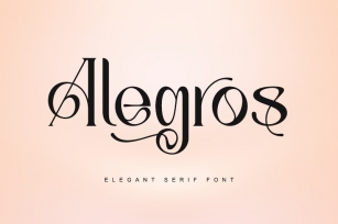 Alegros - Font Download