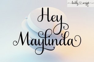 Hey Maylinda Font Download