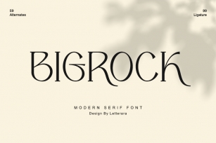 Bigrock - Font Download