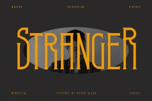 Stranger Vintage Sharp Serif Font Download