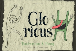 Glorious Funny & Artistic Font Font Download