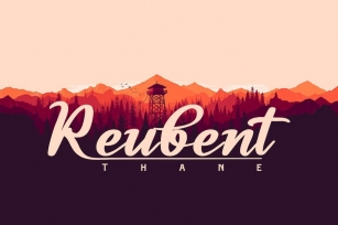 Reubent Thane - Script Font Font Download