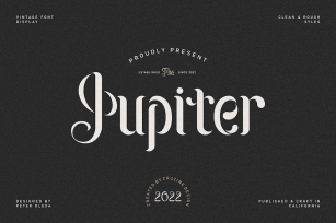 Jupiter Retro Font Family Font Download