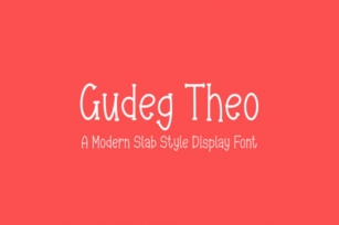 Gudeg Theo - Fun Slab LA Font Download
