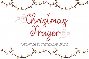 Christmas Prayer Font Download