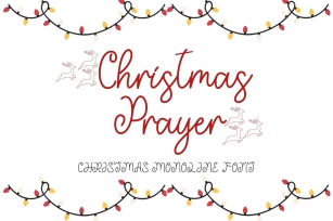 Christmas Prayer Font Download