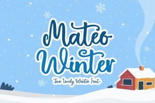 Mateo Winter Font Download