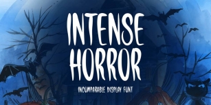 Intense Horror Font Download