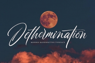 Dhetermination Font Download