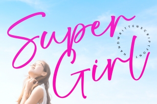 Super Girl Font Download