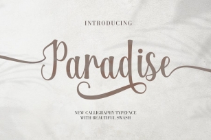 Paradise Script Font Download