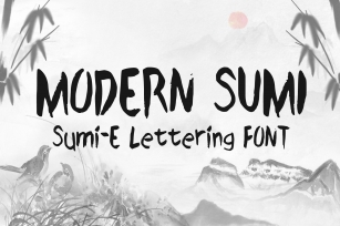 Modern Sumi Font Download