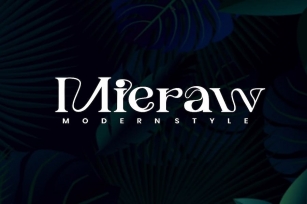 Mieraw - Elegant Font Font Download