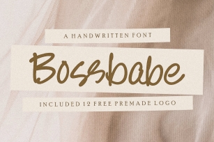 Bossbabe Modern Calligraphy Font Download