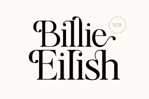 Billie Eilish Font Download