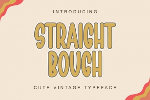 Straight Bough Font Download