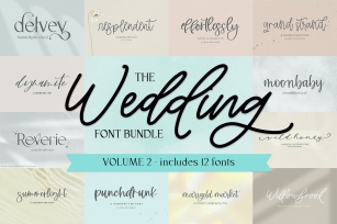 The Wedding Bundle Volume 2 Font Download