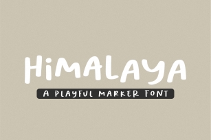 Himalaya - Handwritten Cute Girly Font Download