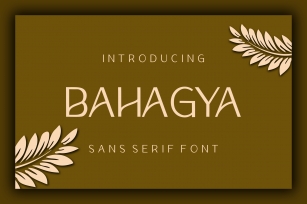 Bahagya Font Download