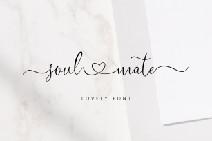 Soul and mate Font Download