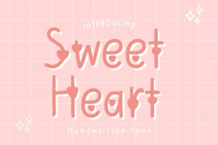 Sweet Heart is a cute handwritten Font Download