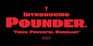 Pounder Font Download