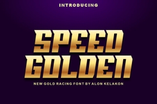 Speed Golden Font Download