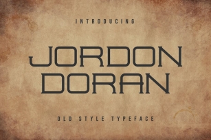 Jordon Doran Old Style Typeface Font Download