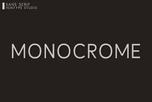 Monocrome Font Download