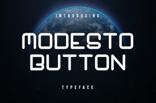 Modesto Button Modern Font Font Download