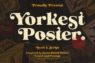 NS Yorkest Poster Font Download